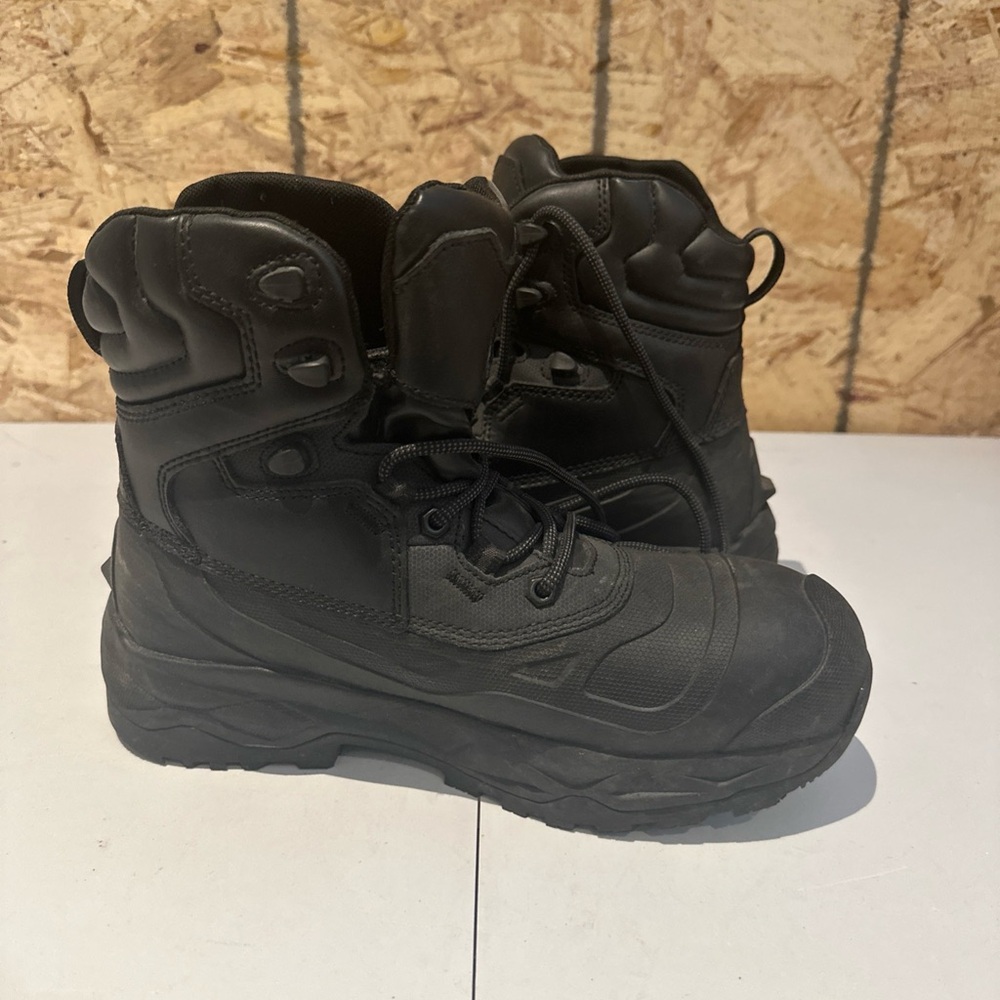 ACE Shoes for Crews Black Work Boots Waterproof Mens Size 8.5